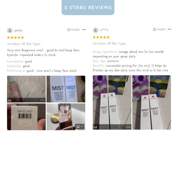 Mist toner spray for face hydration and skincare, alluora, best facial mist for skin refreshment.