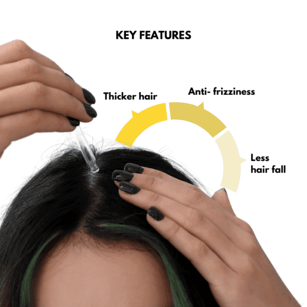 Healthy hair growth treatment with scalp injection at clinic.
