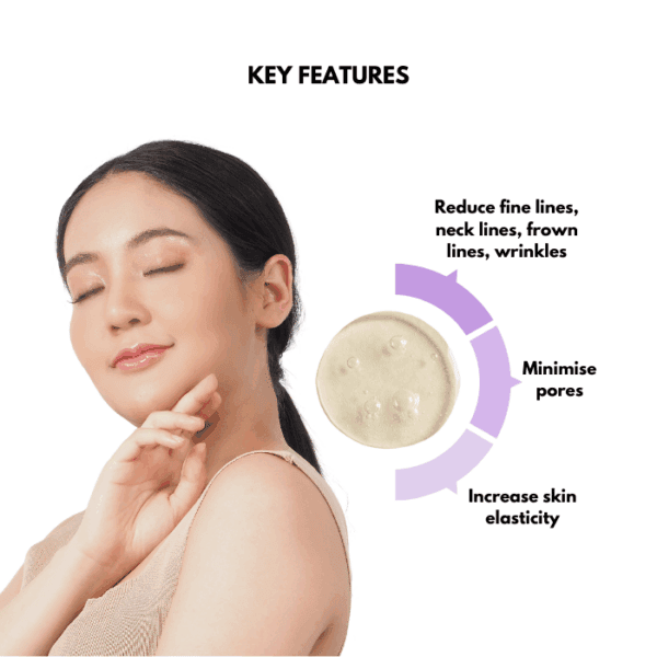 Soothing skincare for reducing wrinkles and boosting skin elasticity.