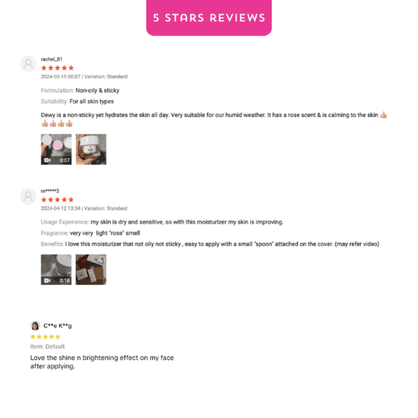 Non-oily, hydrating skincare moisturizer for all skin types.