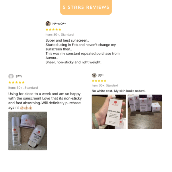 Sunscreen review, skincare, aurora, sun protection, natural skincare products.