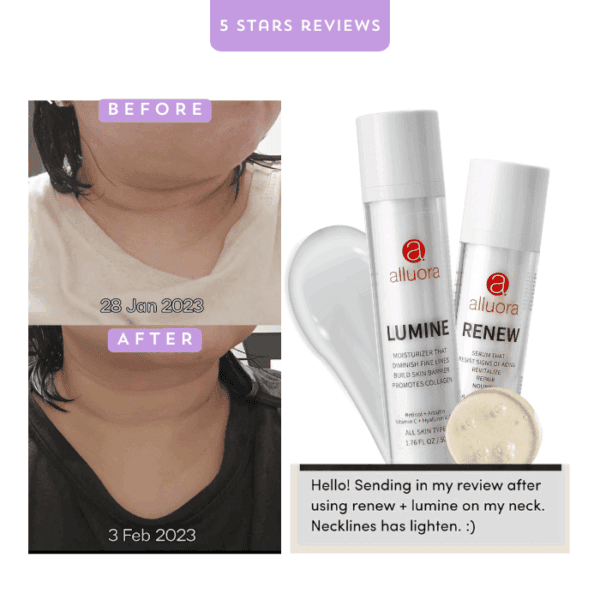 Luminous skincare products for glowing skin, collagen and anti-aging benefits.