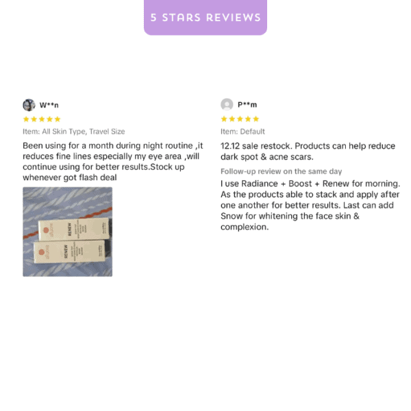 Refine skincare products, travel size, all skin types, glowing skin, acne scars.