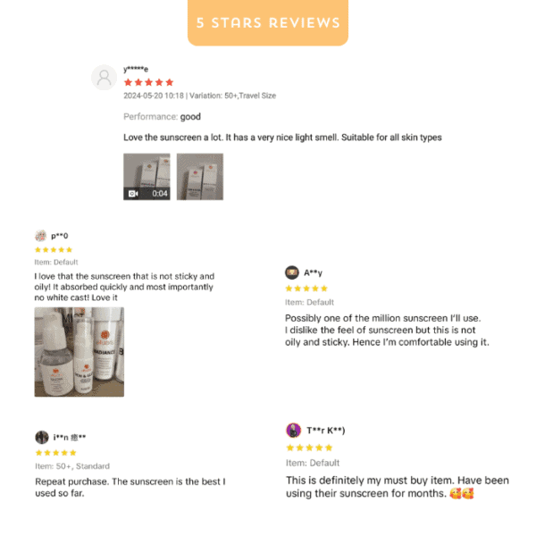 Gentle skincare sunscreen with natural ingredients, suitable for all skin types, lightweight and non-sticky.