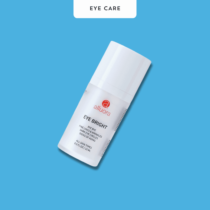 Allura eye bright cream for dark circles and aging signs, skincare product for all skin types, 15ml.