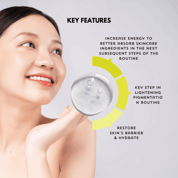 Vibrant skincare woman holding skincare product, bright and clear complexion, natural beauty, skincare routine, youthful skin.