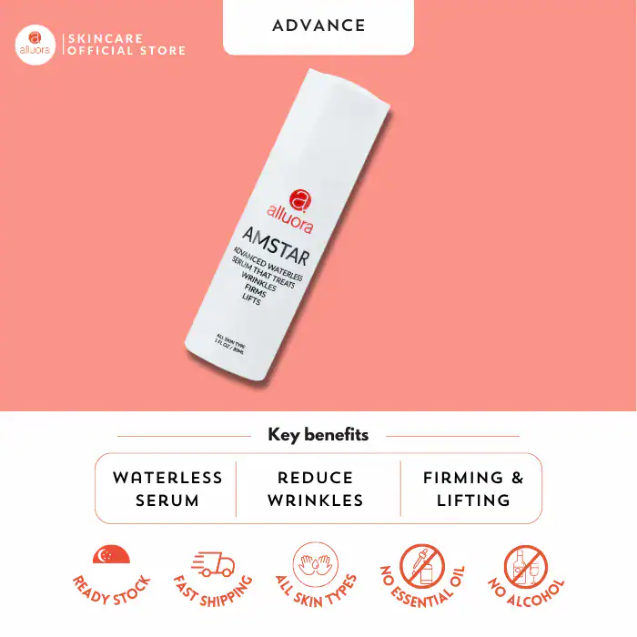 Alluora Amstar Waterless Anti-Aging Serum for Wrinkles and Firmness.