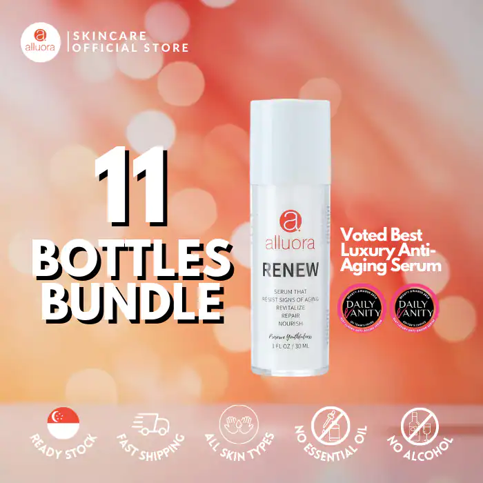 Alluora Anti-Aging Serum for Radiant Skin.